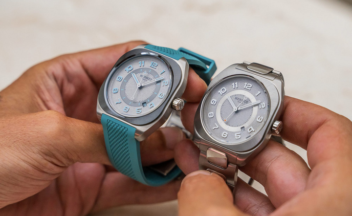 The Hermès H08 Continues Its Stylish Evolution with Two New Titanium Versions