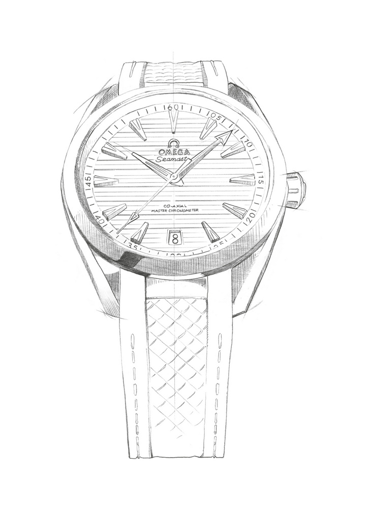 OMEGA Aqua Terra aesthetics