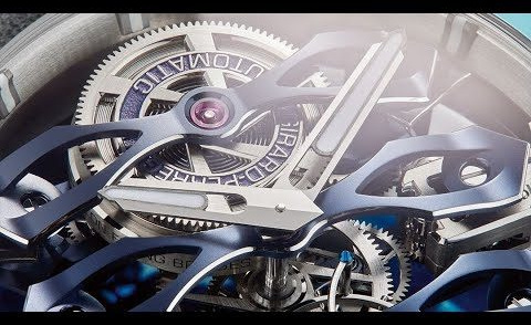Tourbillon with Three Flying Bridges Bucherer BLUE