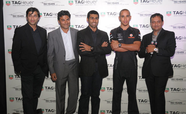 F1 World Champion &amp; Brand Ambassador Lewis Hamilton launches The India Racing Limites edition watch