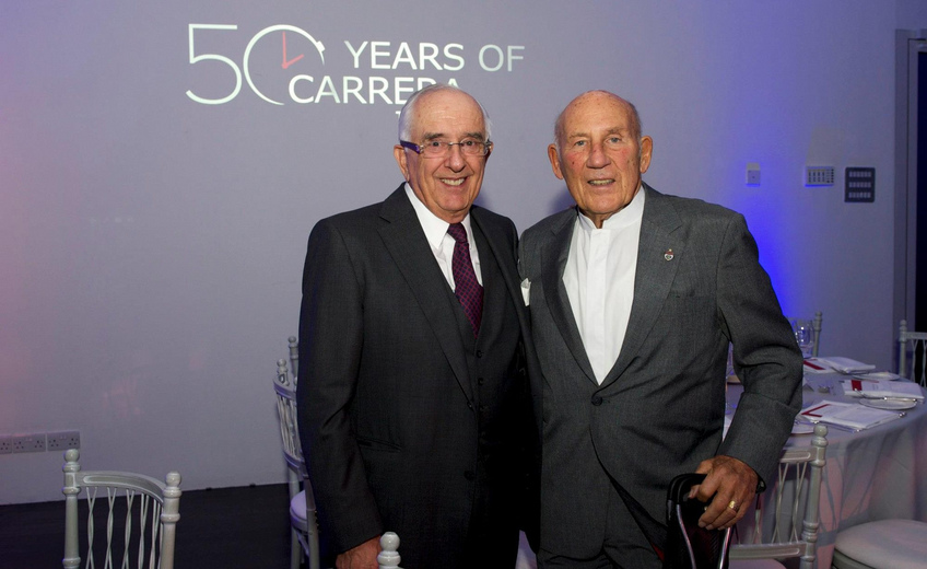 Jack Heuer and Sir Stirling Moss