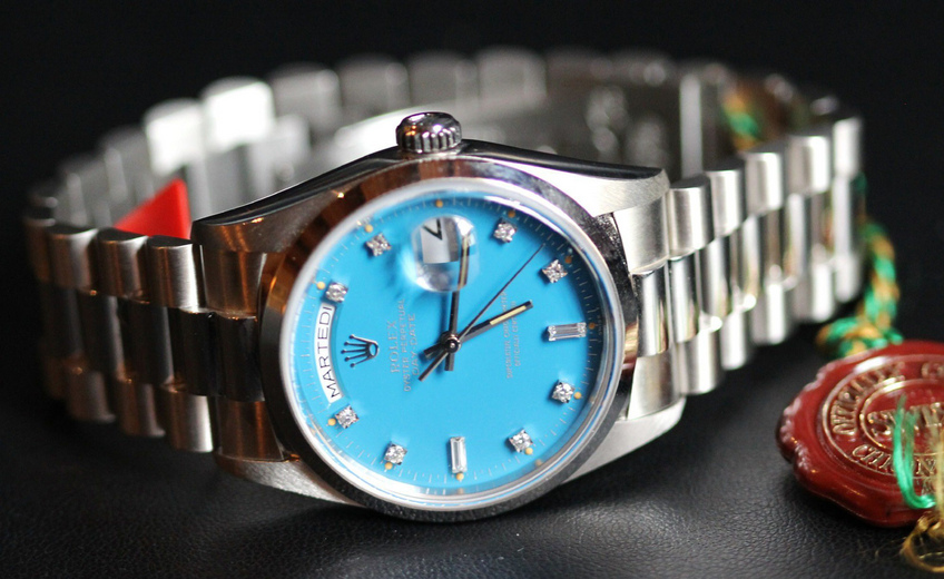 Rolex 18206 Stella Turquoise 