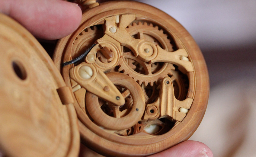 Birchwood Pocket Watch Brokinov &amp; Sons