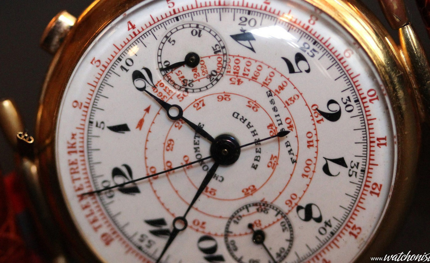 Chrono Eberhard Telemeter Enamel Cal. Huga 16'''