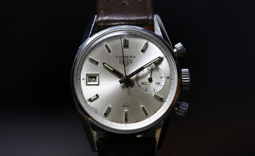 Heuer Dato 45 Later White ref 3147