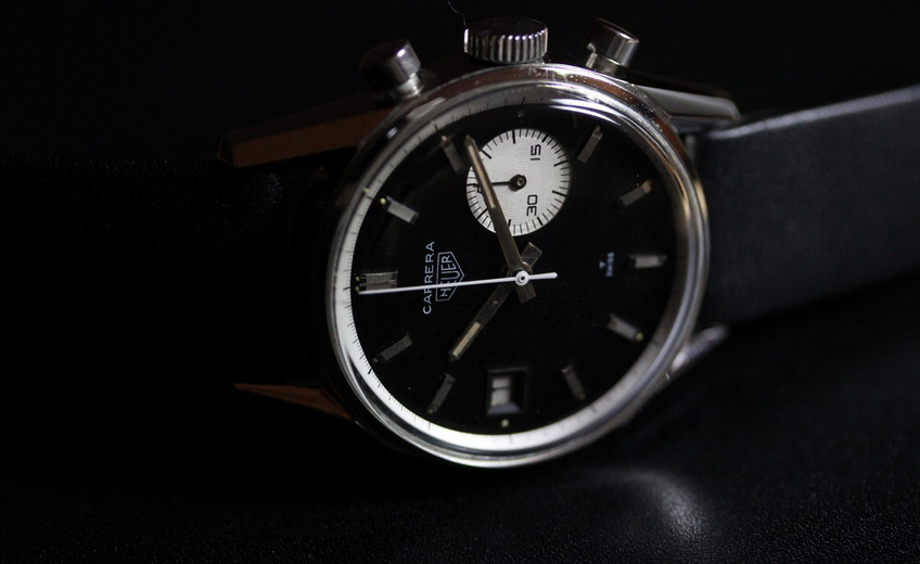 Heuer Carrera 45 Dato Later Black Ref 3147