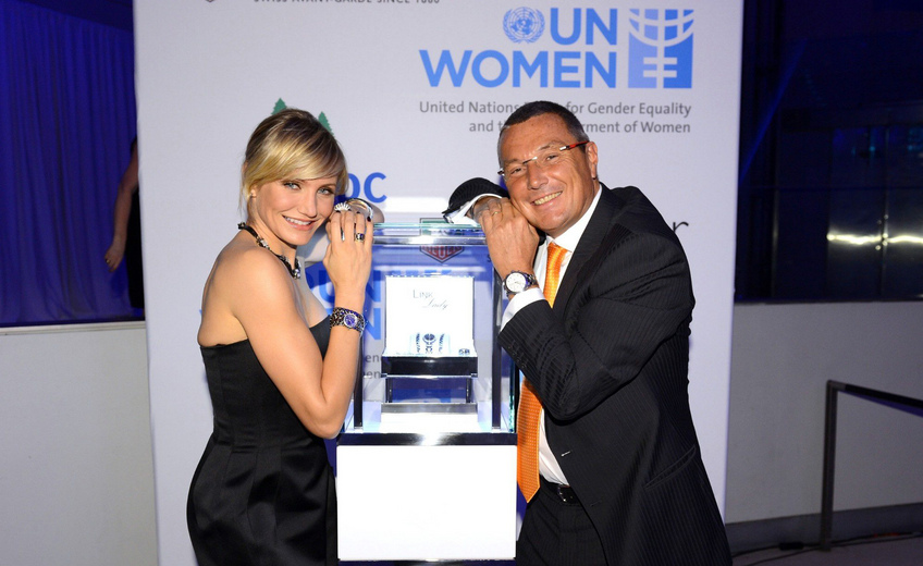 Cameron Diaz, JC Babin CEO Tag Heuer, Bulgari