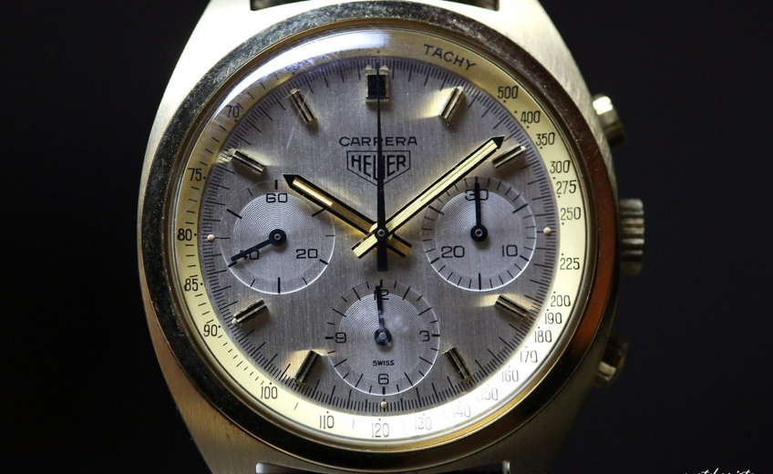 Heuer Carrera Automatic 70' gold plated E30 73655 S