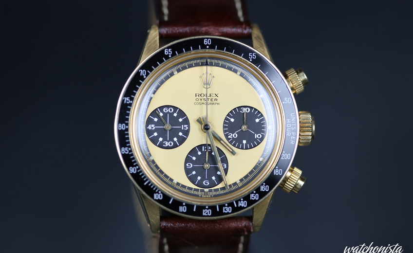 Rolex Daytona Paul Newman 6263 Lemon Dial Antiquorum 4