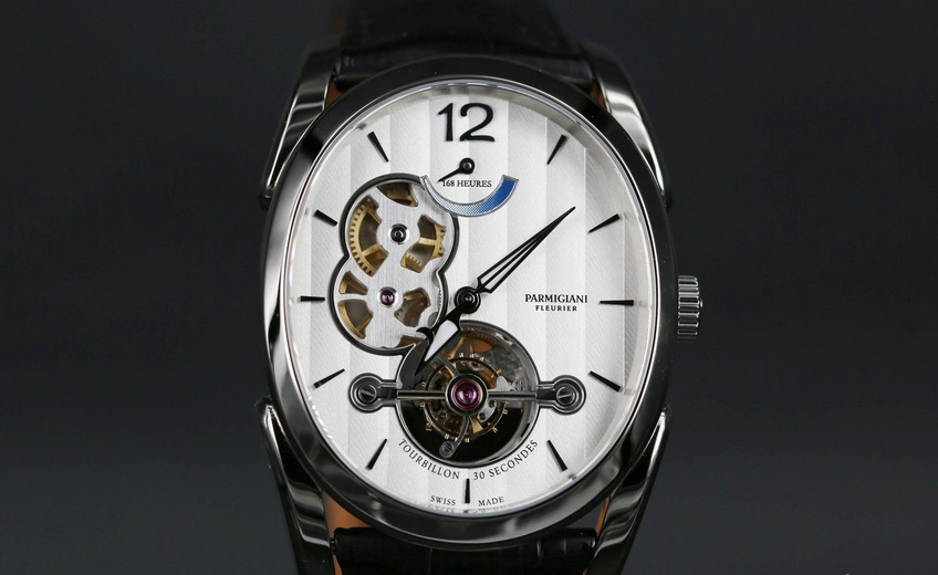 Parmigiani Ovale Tourbillon White gold