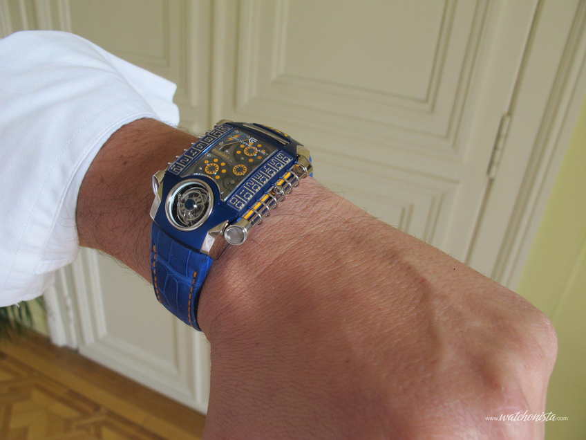 Christophe Claret X-TREM-1 Pinball Only Watch 2013 hand-on wristshots