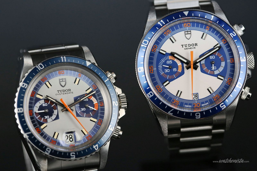 Tudor Heritage Chrono Blue 1973 vs 2013