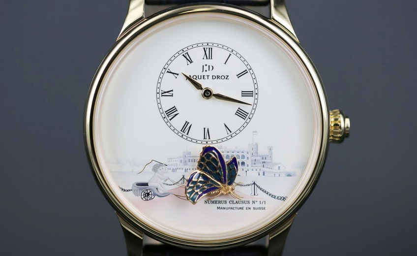 Jaquet Droz Petite Heure Minute Loving Butterfly Only Watch 2013