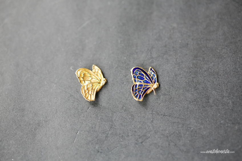 Jaquet Droz Petite Heure Minute The Loving Butterfly Detail