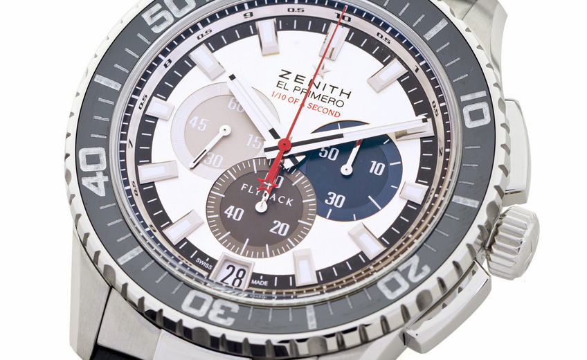 Only Watch 2013 Zenith El Primero Stratos Flyback Striking 10th Tribute to Felix Baumgartner. Prototype I:I ©Antiquorum 2