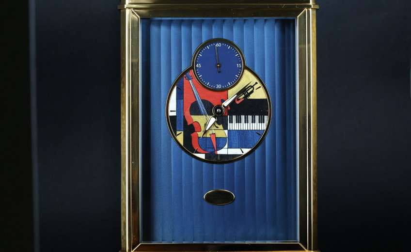 Parmigiani Fleurier Pendulette 15 jours Blue note (2)