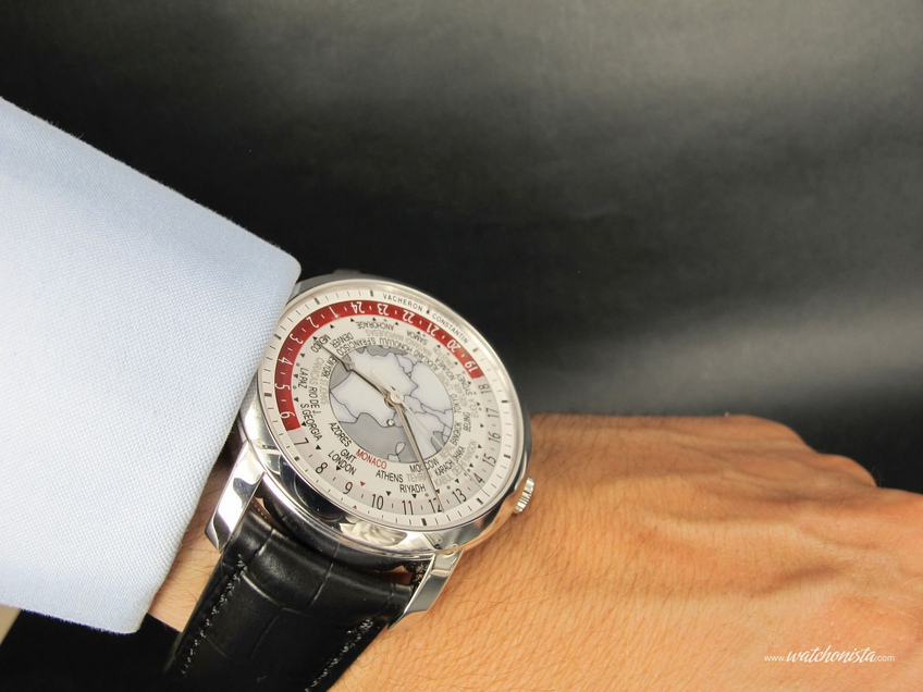 Vacheron constantin patrimony traditionnelle world time on sale