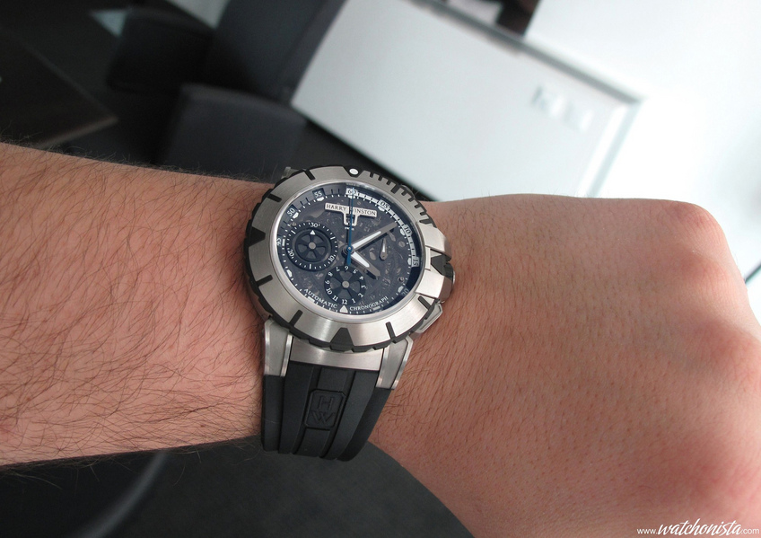 harry winston ocean chronograph