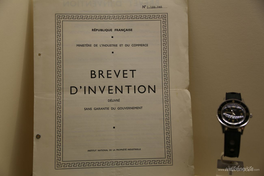 Fifty Fathoms original patent