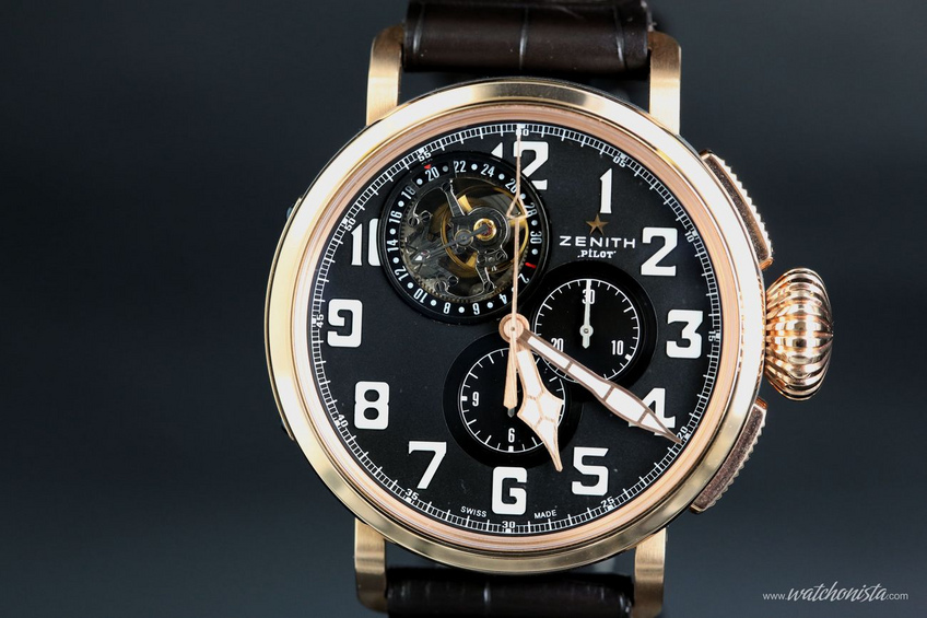 Zenith Pilot Montre d'Aeronef Type 20 Tourbillon