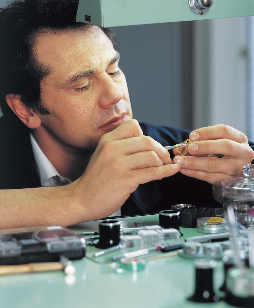 F.P. Journe working on a calibre