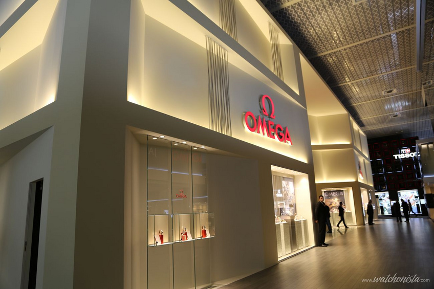 Omega booth at Baselworld 2013