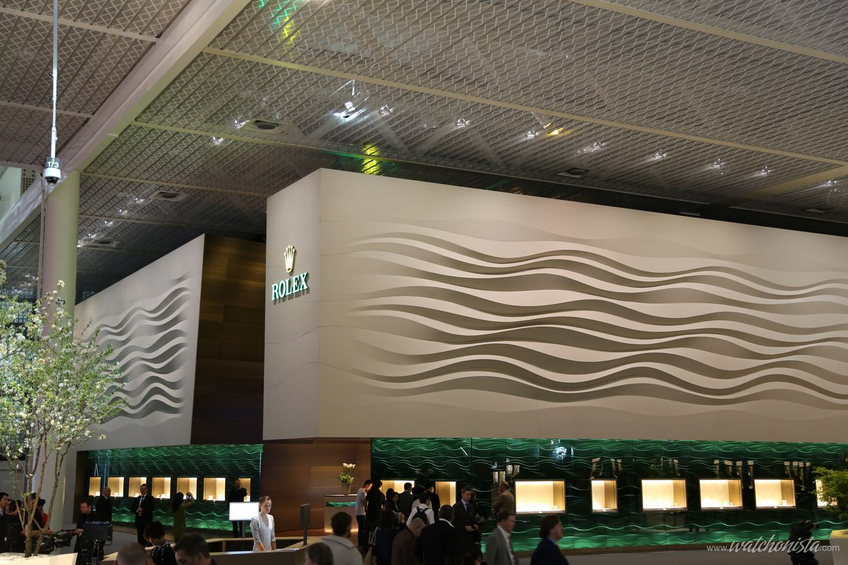 Rolex booth at Baselworld 2013