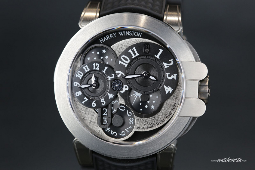 Harry Winston Ocean Dual Time Monochrome