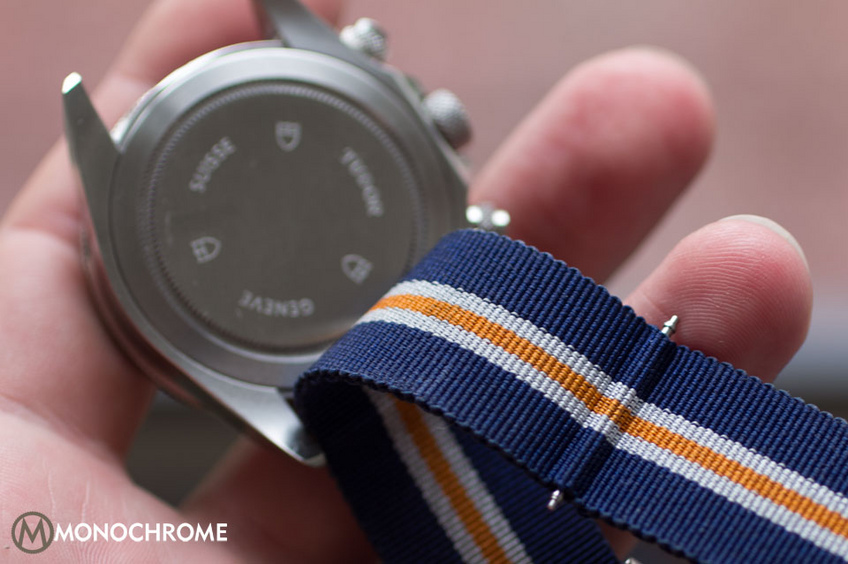Tudor Heritage Chrono Blue fabric strap