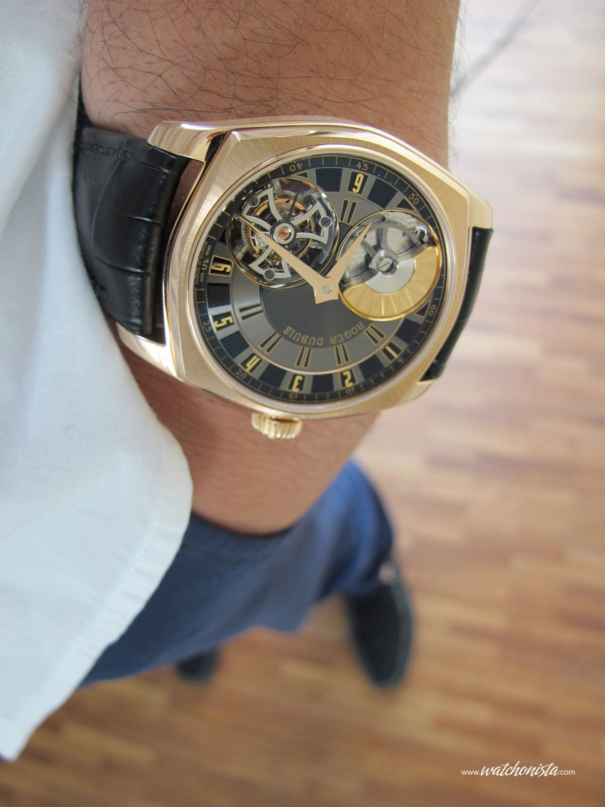Roger Dubuis La Monegasque for Only Watch 2013 on the wrist