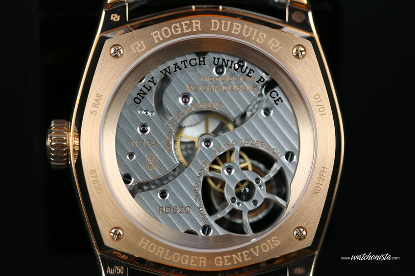 Roger Dubuis La Monegasque Unique piece back