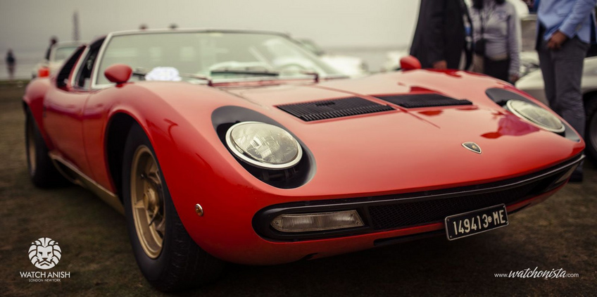 The Lamborghini Miura at Pebble Beach