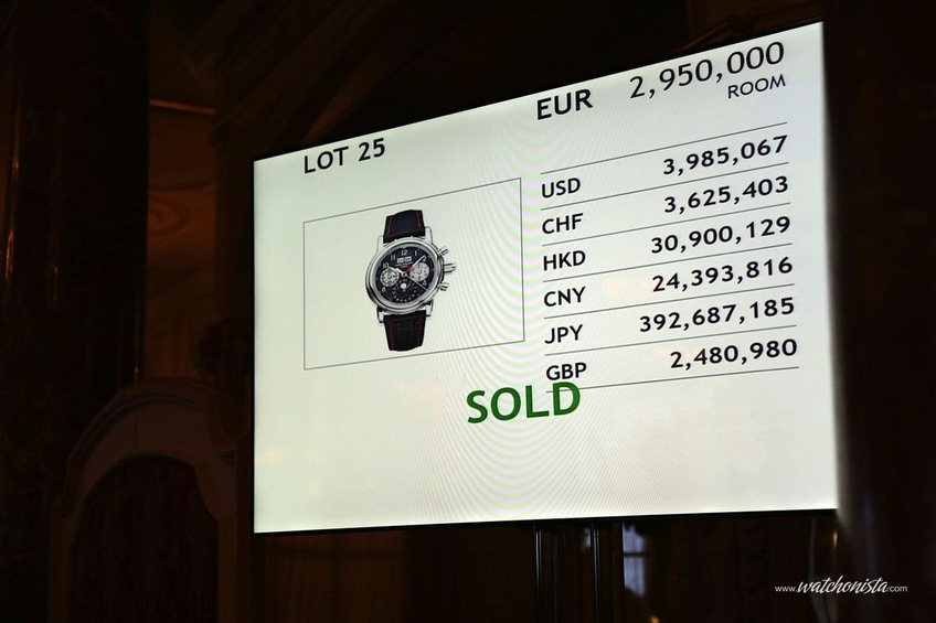 Patek Philippe hammer price 3 million Euro