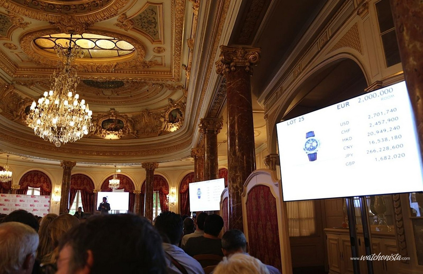 The Patek Phillippe 5004T reached 2'950'000 Euro