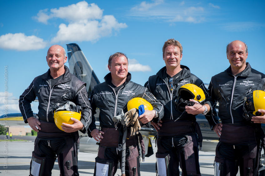The Patrouille Breiling is back home