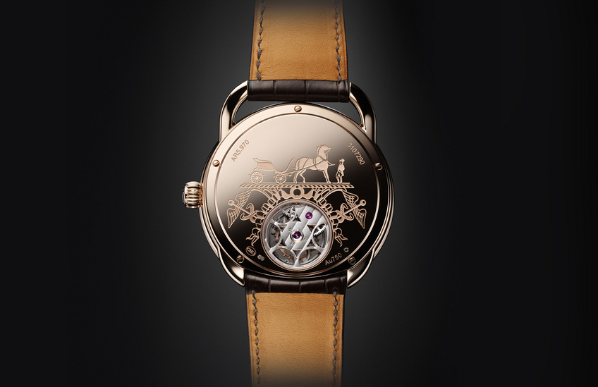 Hermès Arceau Lift Tourbillon Case Back