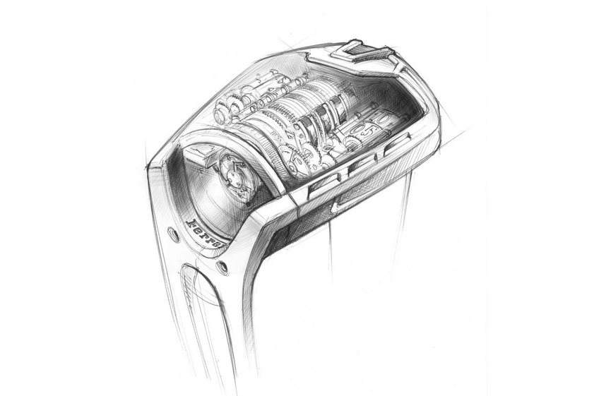 Hublot Ferrari 2013 sketch