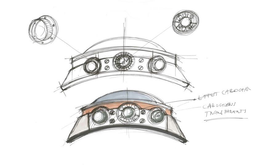 Louis Moinet Jules Verne sketch