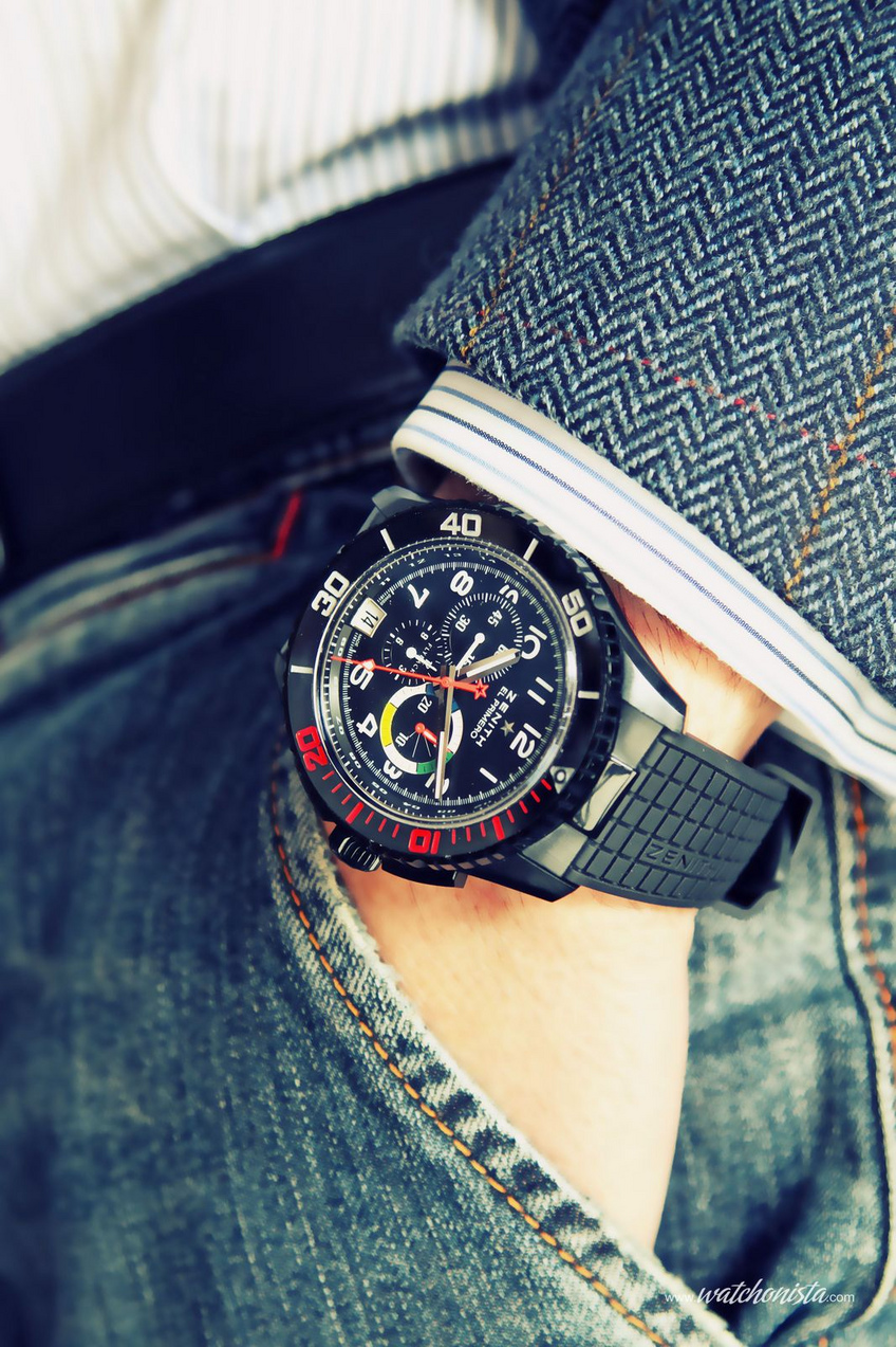 Zenith El Primero .. au poignet Zenith El Primero .. au poignet