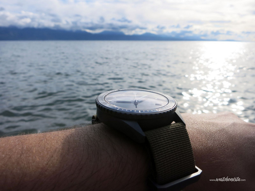 Blancpain Bathyscaphe and the Geneva Lake Blancpain Bathyscaphe and the Geneva Lake