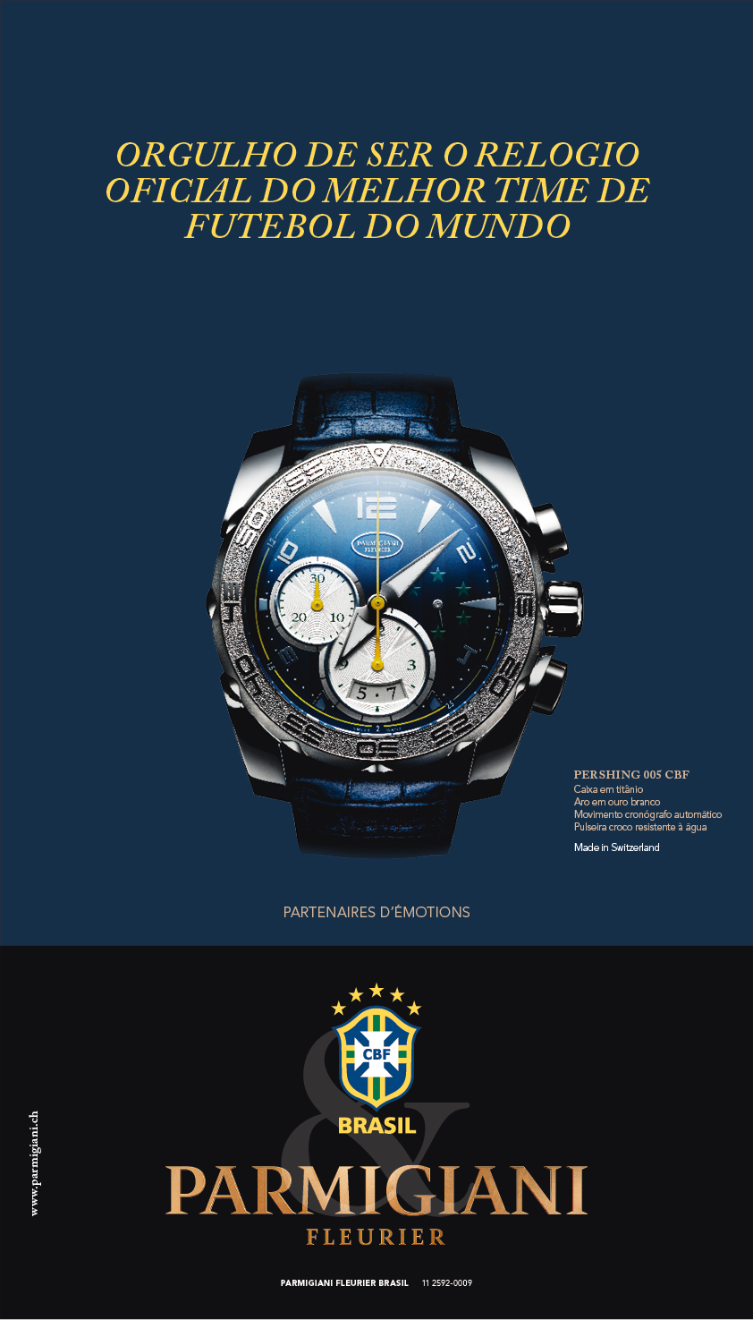 Parmigiani sponsor du Brésil Parmigiani sponsor du Brésil