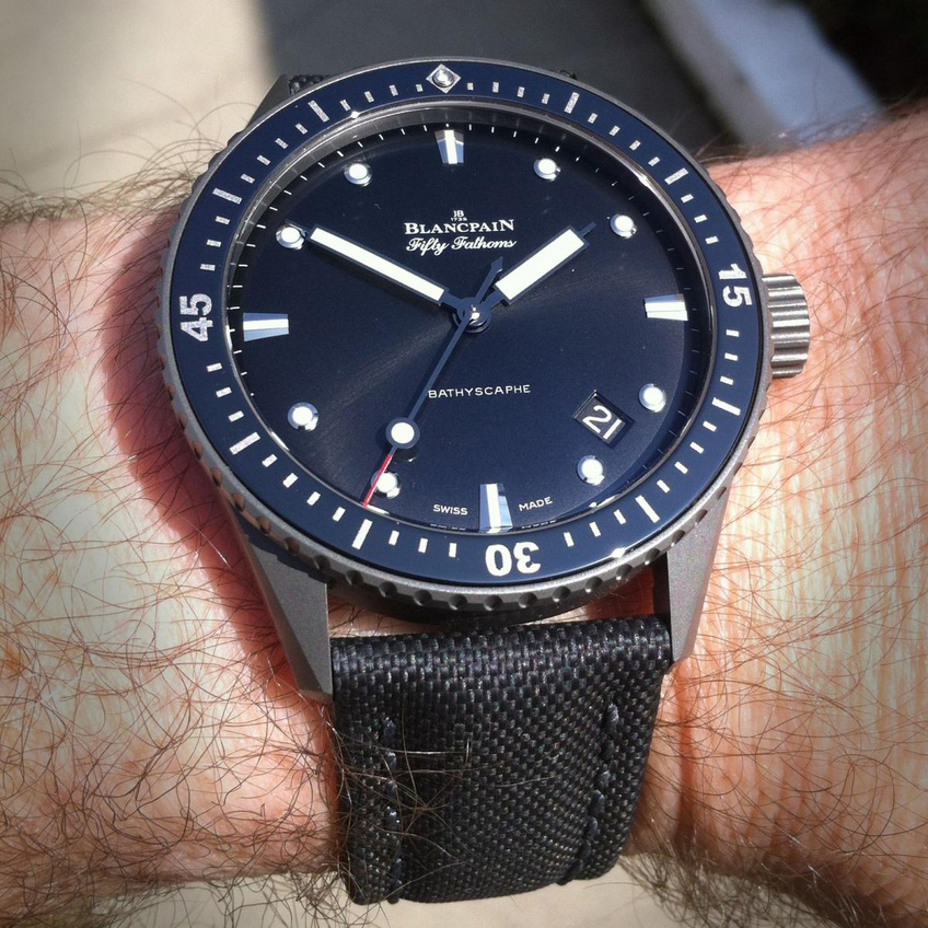 Blancpain Fifty Fathoms Bathyscaphe Titanium Eric Singer Blancpain Fifty Fathoms Bathyscaphe Titanium Eric Singer