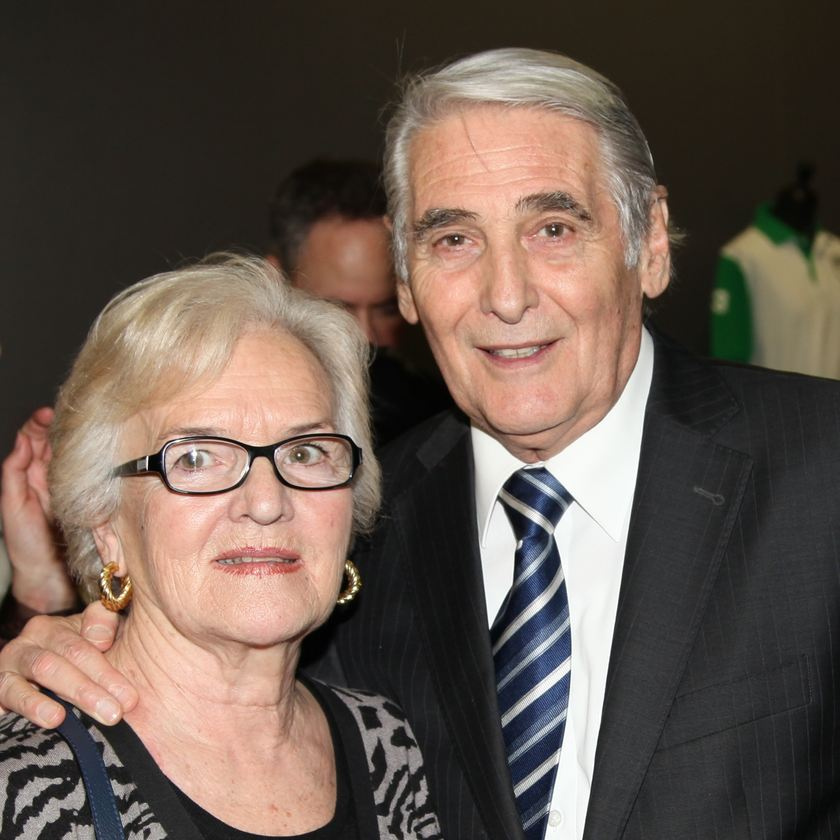 Carlo Lamprecht with his wife Carlo Lamprecht with his wife