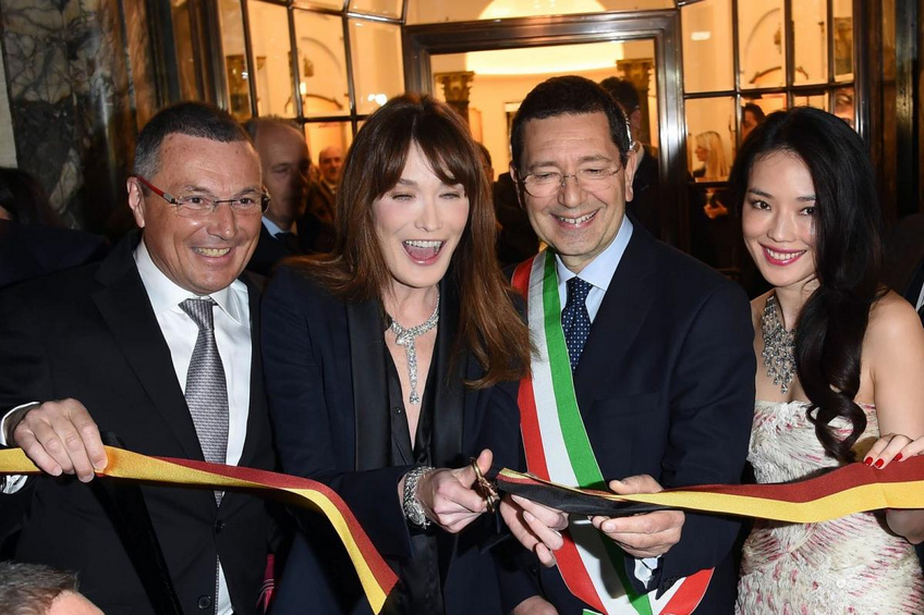 Jean-Christophe Babin, Carla Bruni-Sarkozy, Ignazio Marino & Shu Qi 130 years' celebration