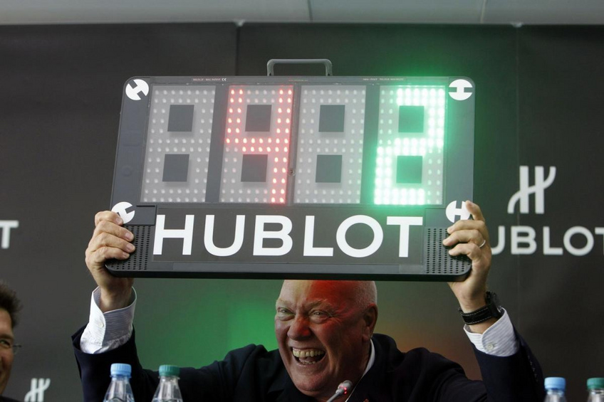 Jean-Claude Biver and the Hublot scoreboard Jean-Claude Biver and the Hublot scoreboard