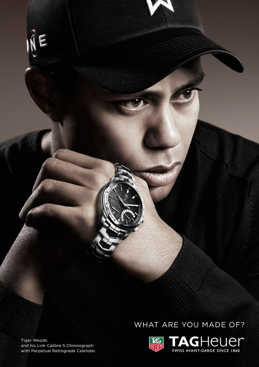 Tiger Woods TAG Heuer ambassador Tiger Woods TAG Heuer ambassador