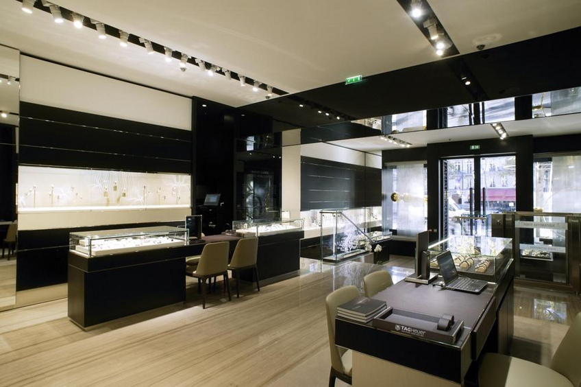 TAG Heuer flagship boutique in Paris TAG Heuer flagship boutique in Paris