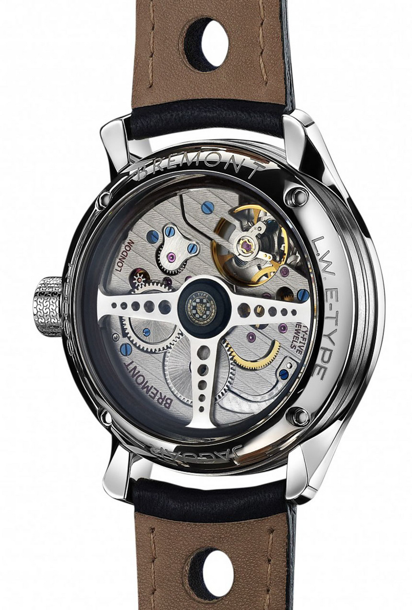 Bremont Lightweight E-Type back Bremont Lightweight E-Type back