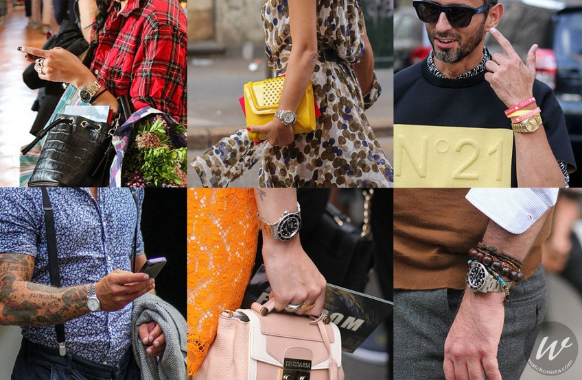 Rolex watches at Milano Fashion Week Rolex watches at Milano Fashion Week