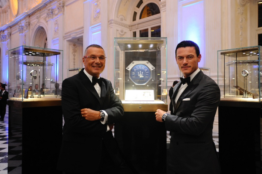 Jean-Christophe Babin with the actor Luke Evans Jean-Christophe Babin with the actor Luke Evans